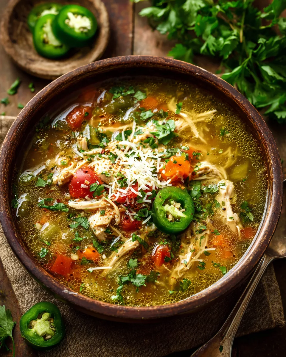 Green Chicken Chili Soup