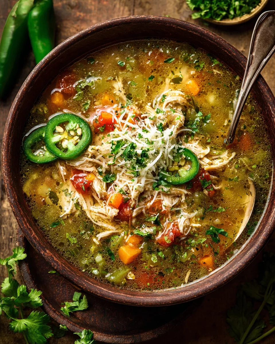 Green Chicken Chili Soup