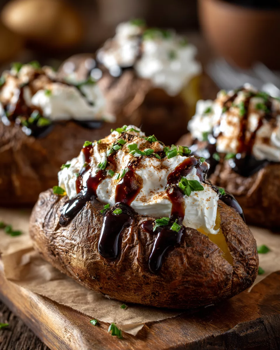 Mississippi Mud Baked Potatoes
