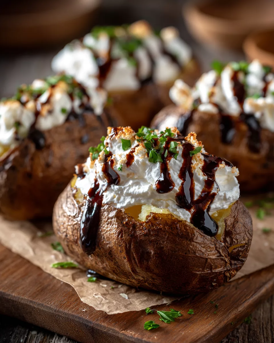 Mississippi Mud Baked Potatoes