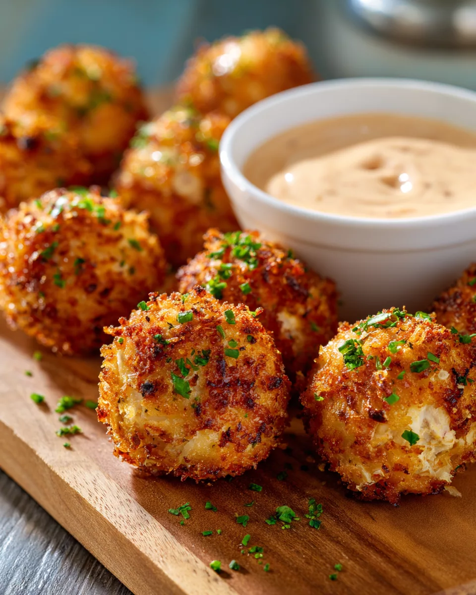 Reuben Balls with Spicy Thousand Island Dipping Sauce