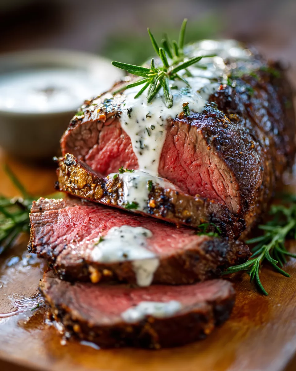 Roast Beef Tenderloin with Horseradish Sauce