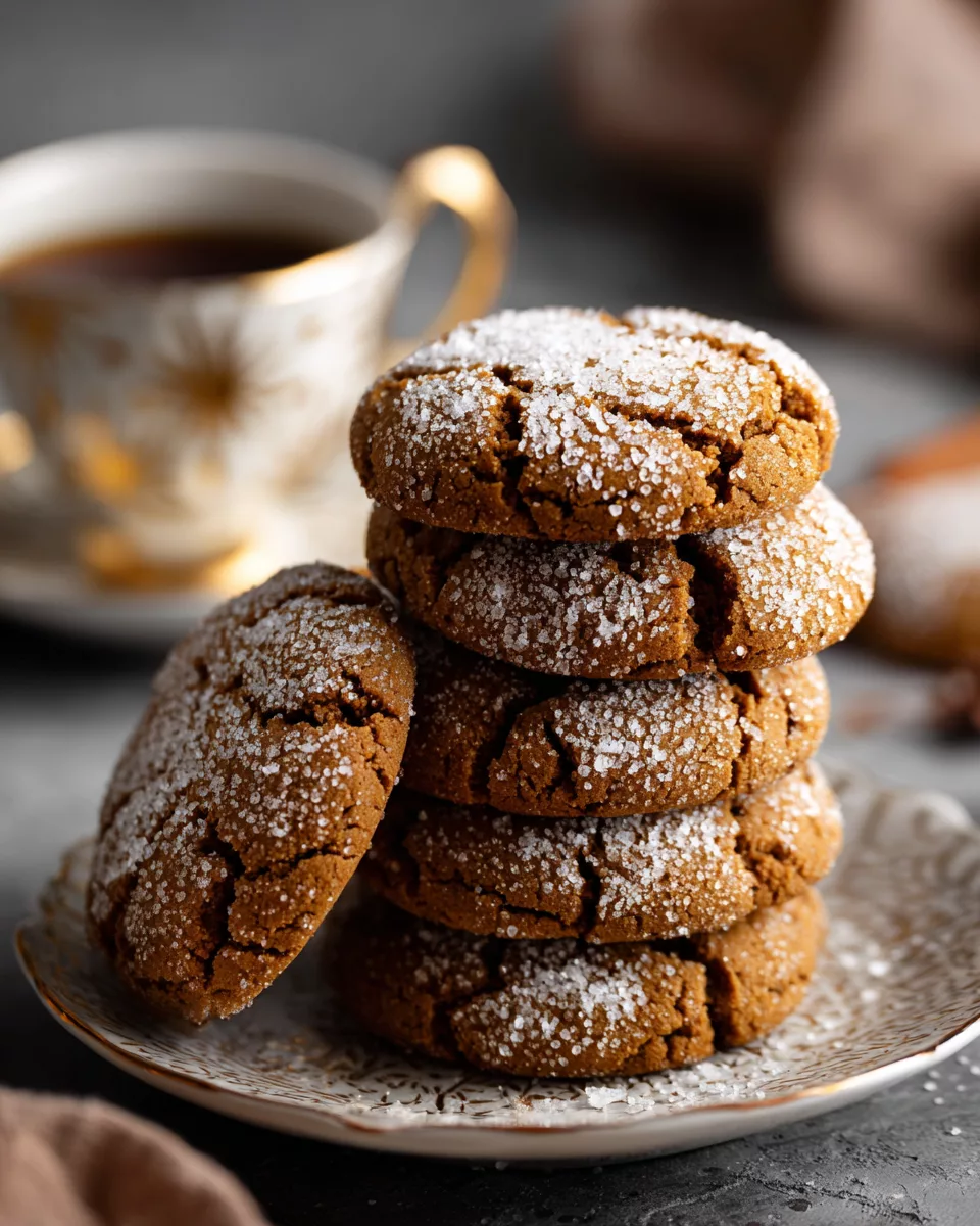 Soft Molasses Cookies