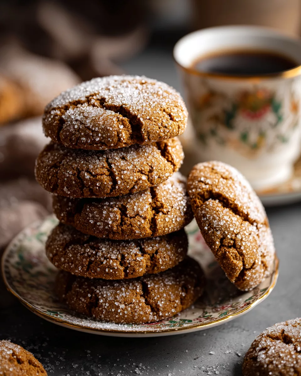 Soft Molasses Cookies