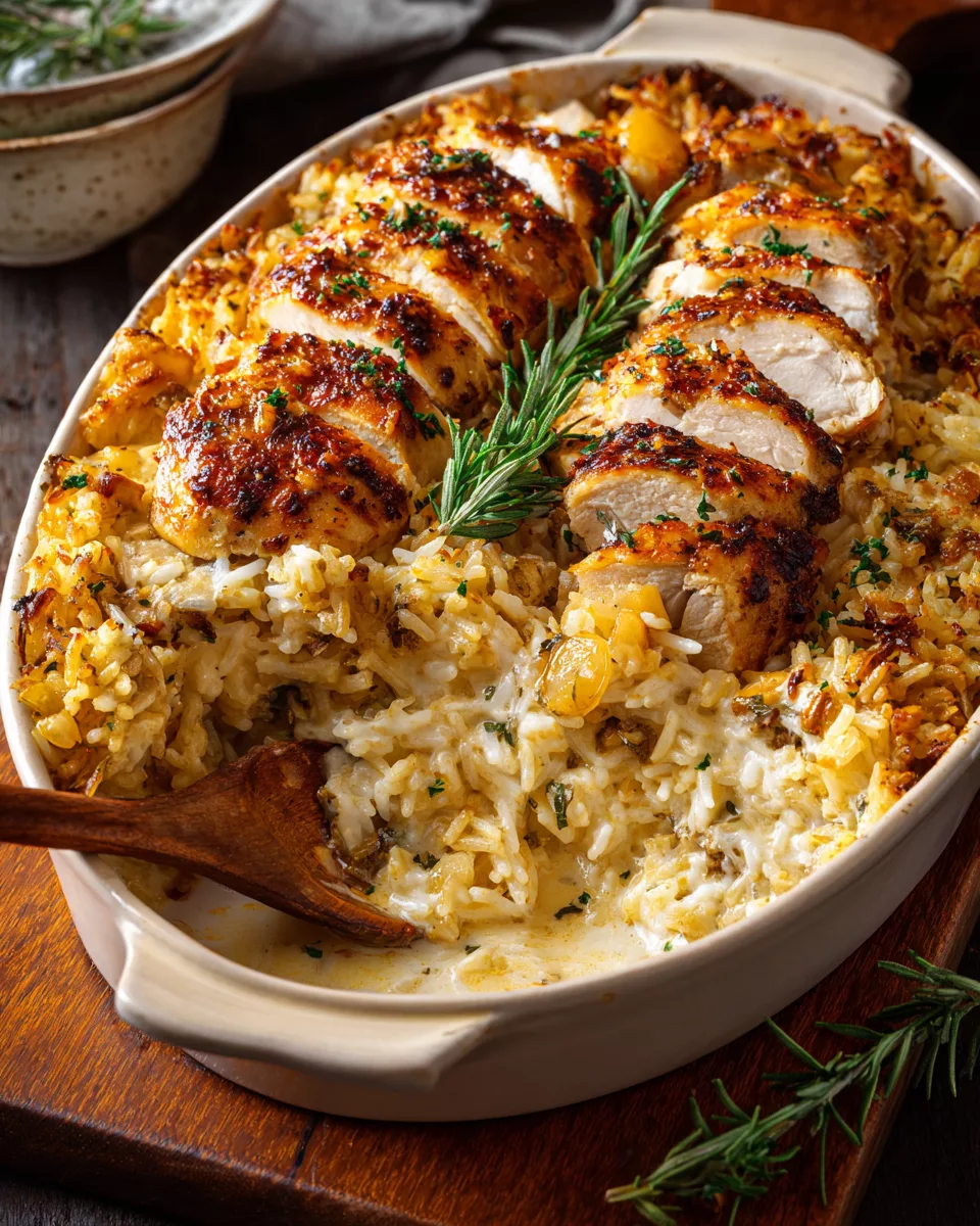 Angel Chicken Rice Bake