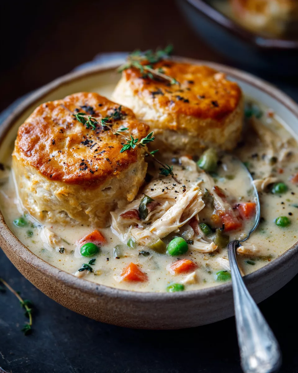 Homestyle Chicken Pot Pie Soup