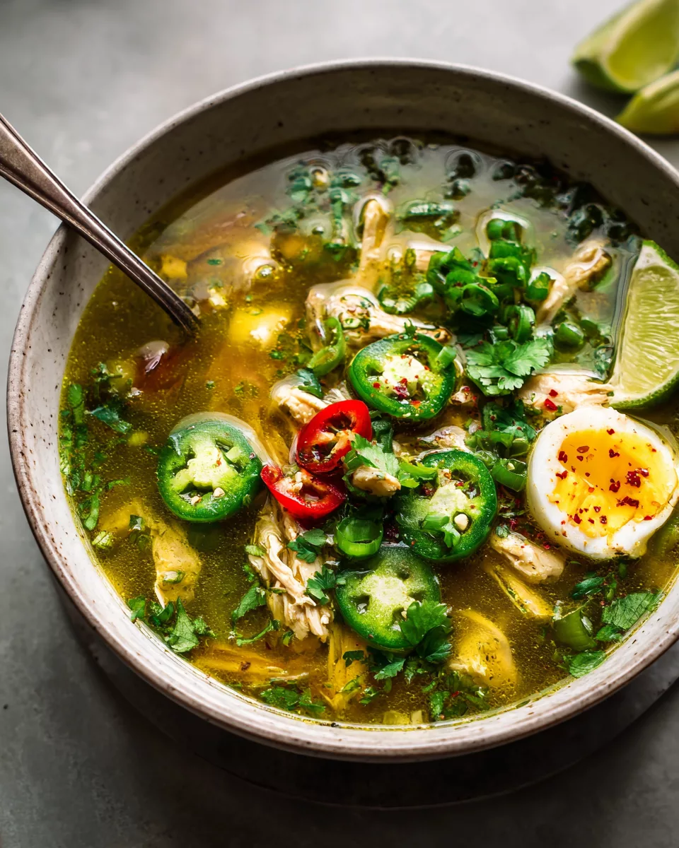 Green Chili Chicken Soup