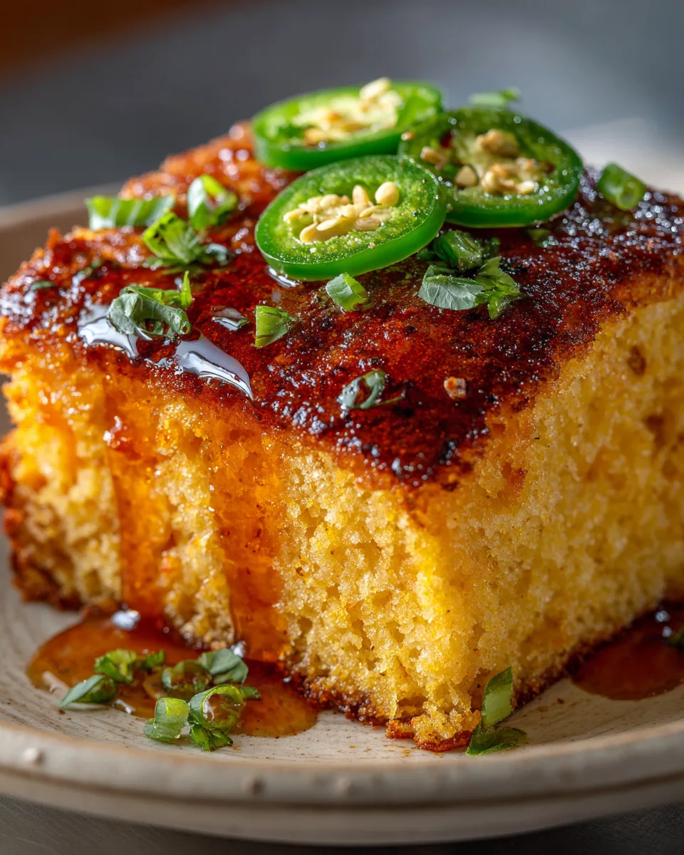 Jalapeño Cornbread with Honey Glaze