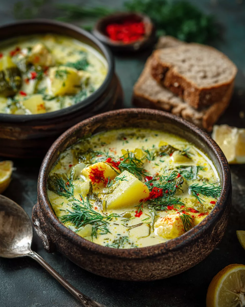 Polish Dill Pickle Soup