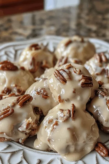 Buttermilk Pecan Pralines taken with iphone 15 pro max --iw 2 --ar 4:5 --v 6.0 --raw