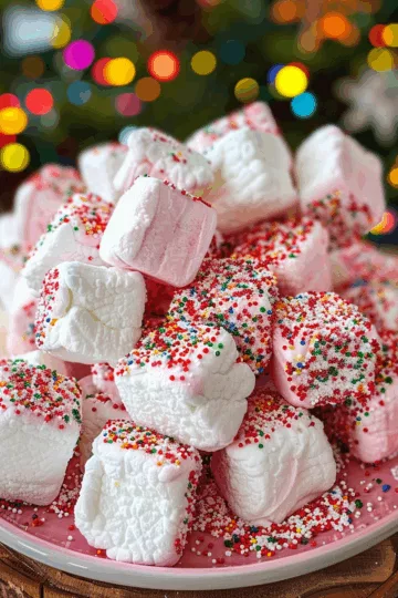 Marshmallow Christmas Fluff taken with iphone 15 pro max --iw 2 --ar 4:5 --v 6.0 --raw