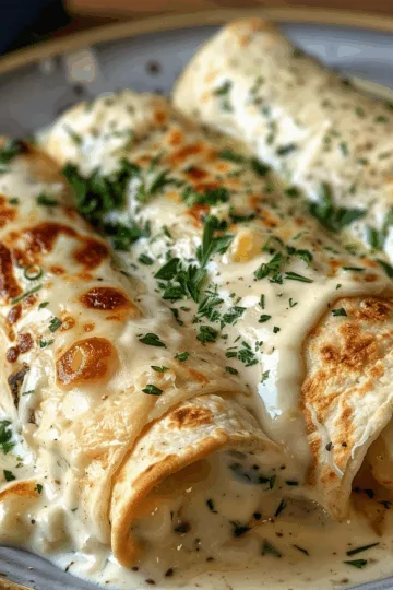 tortilla roll ups with Creamy Alfredo Sauce taken with iphone 15 pro max --iw 2 --ar 4:5 --v 6.0 --raw
