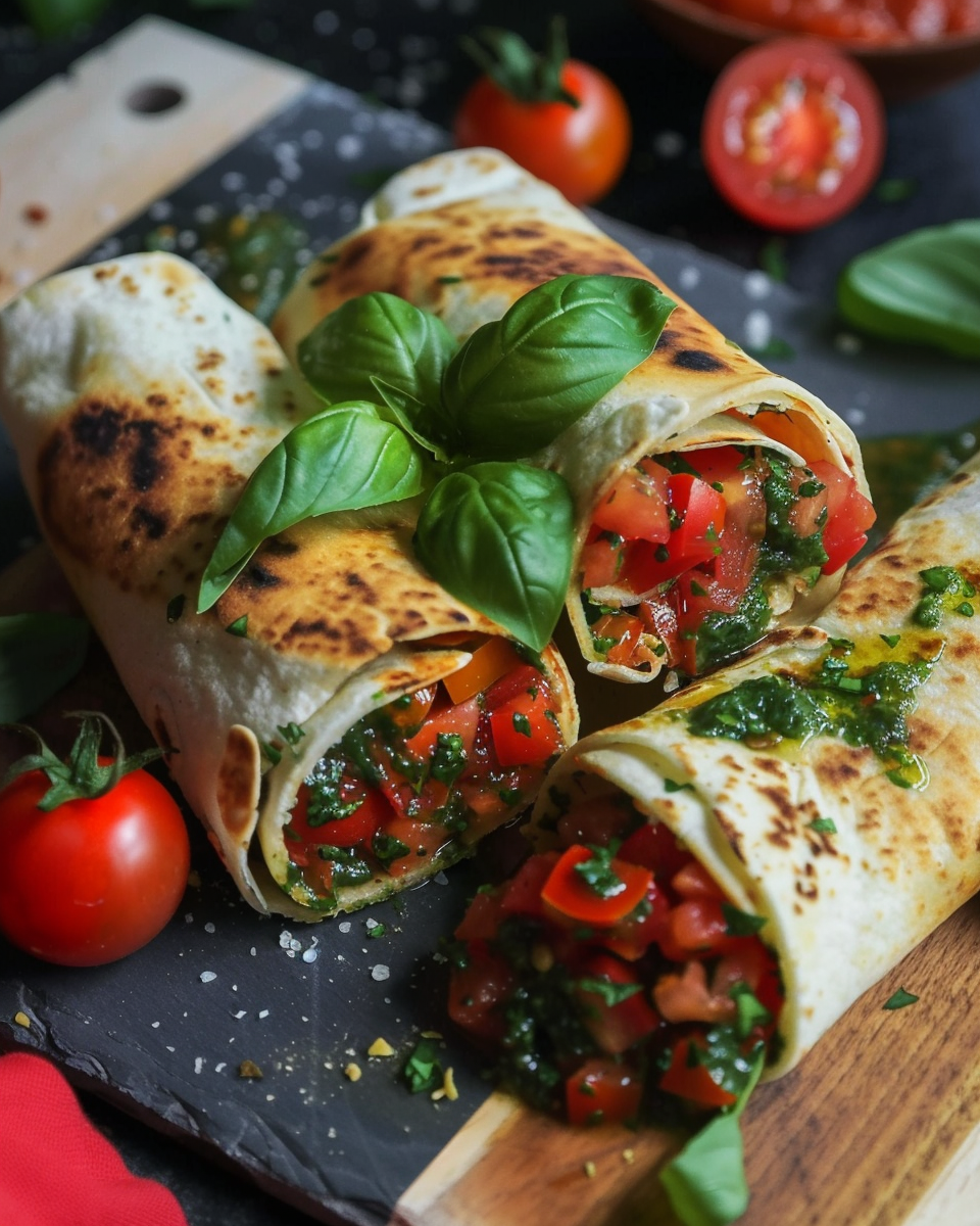 Ingredients including cream cheese, sun-dried tomatoes, spinach and parmesan for tortilla rolls