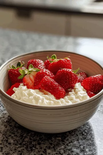 yogurt bowl with Ricotta Filling taken with iphone 15 pro max --iw 2 --ar 4:5 --v 6.0 --raw
