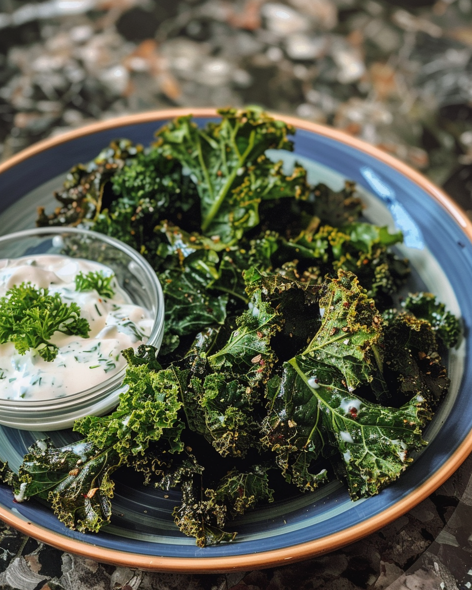 Cooked air fryer salmon bites ready to serve with yogurt sriracha sauce