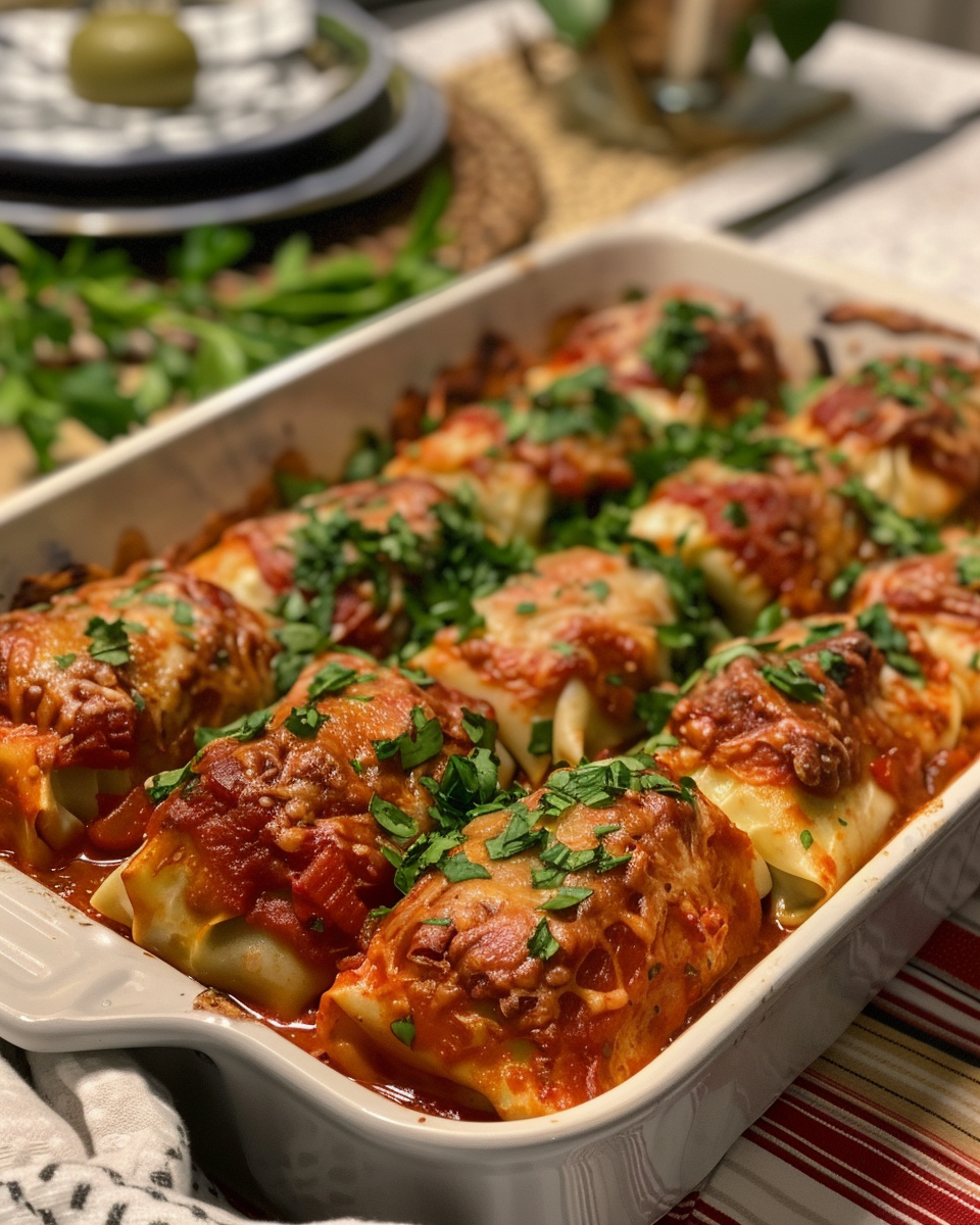 Pressure cooker cabbage rolls cooking with ricotta, lemon, and ginger filling