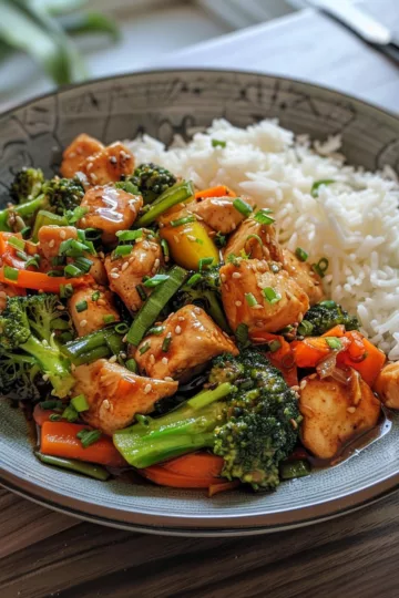 chicken stir fry sauce with Blue Cheese taken with iphone 15 pro max --iw 2 --ar 4:5 --v 6.0 --raw