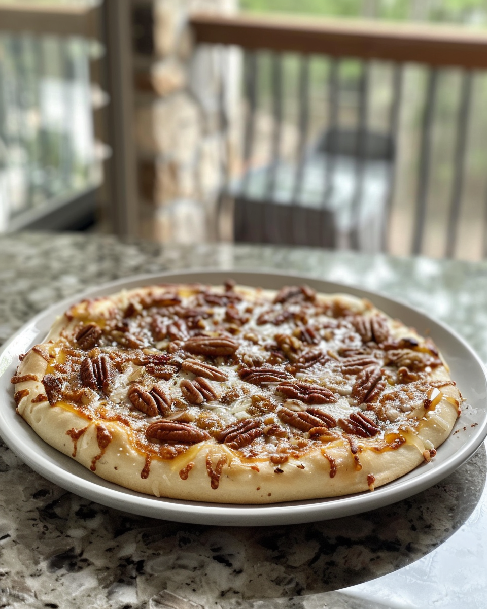 Cheesy cottage cheese pizza bowl with turkey pepperoni and melted mozzarella in baking dish