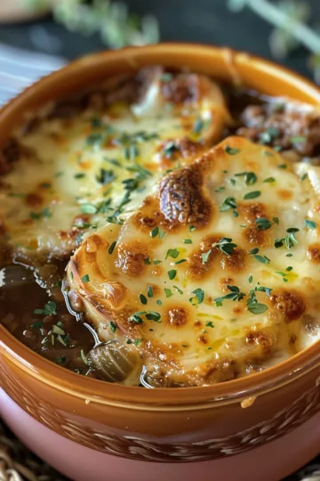 instant pot french onion soup with Ground Beef taken with iphone 15 pro max --iw 2 --ar 4:5 --v 6.0 --raw