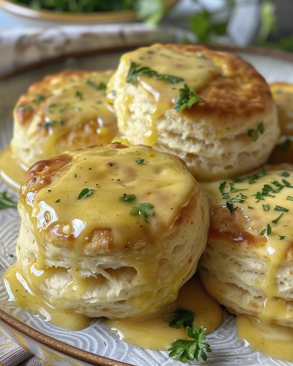 Warm comforting scent of sourdough biscuits in pressure cooker