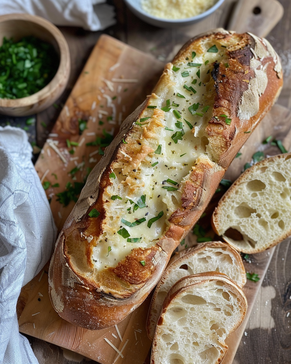 Closeup of golden melted tuna melt sandwich fresh from pressure cooker and oven