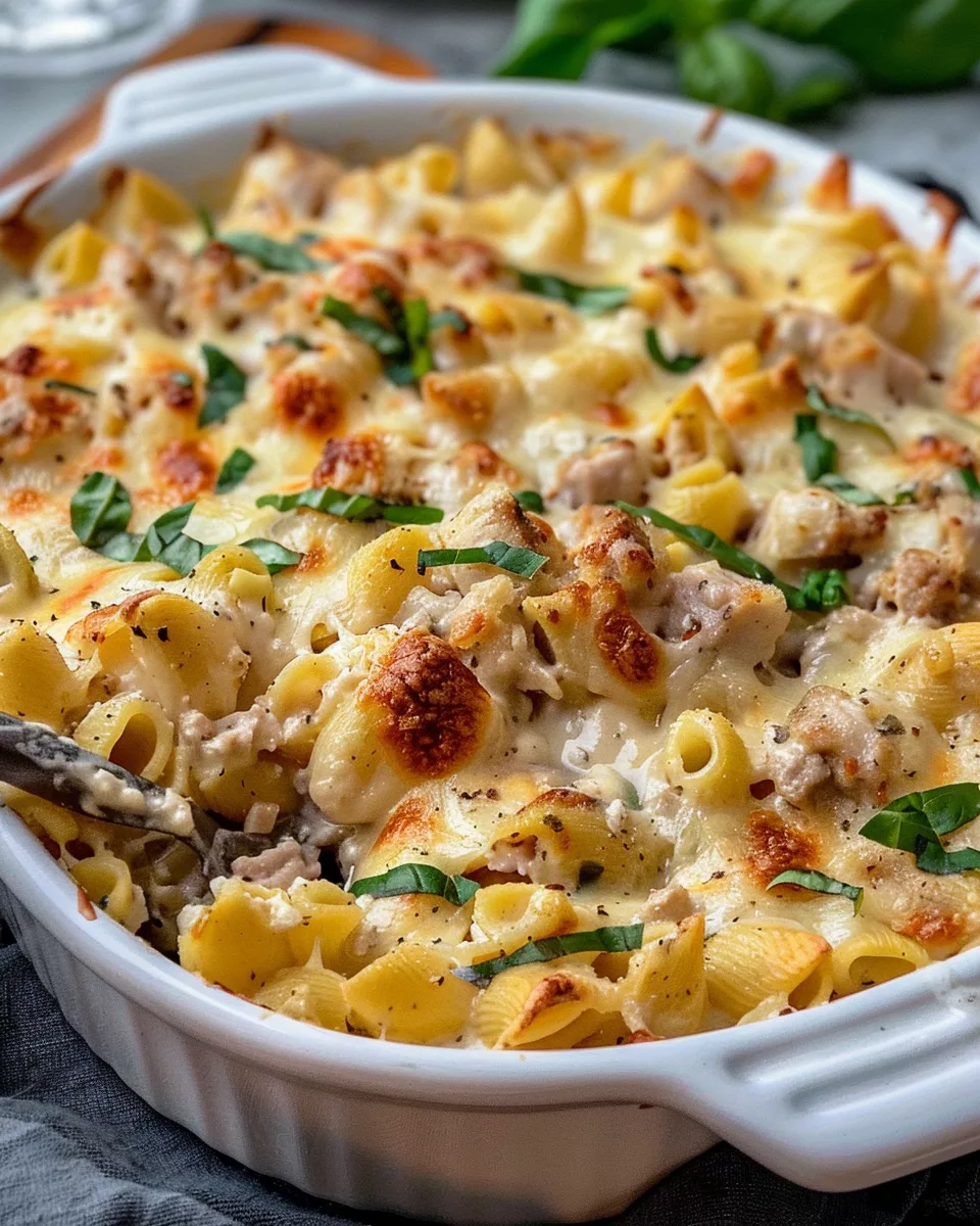 Tuscan Tuna Mac Casserole in Your Pressure Cooker