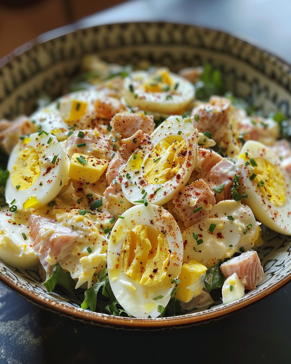 Pressure cooker with eggs boiling and float valve popped up