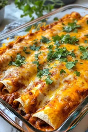 5-Ingredient Beef Enchiladas taken with iphone 15 pro max --iw 2 --ar 4:5 --v 6.1 --raw