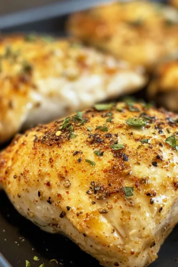 chicken breast recipes oven with Chili Flakes taken with iphone 15 pro max --iw 2 --ar 4:5 --v 6.1 --raw