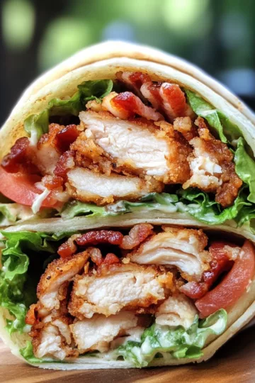 Crispy Chicken Bacon Ranch Wrap taken with iphone 15 pro max --iw 2 --ar 4:5 --v 6.1 --raw