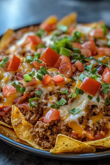 ground beef nachos with Turkey Slices taken with iphone 15 pro max --iw 2 --ar 4:5 --v 6.1 --raw