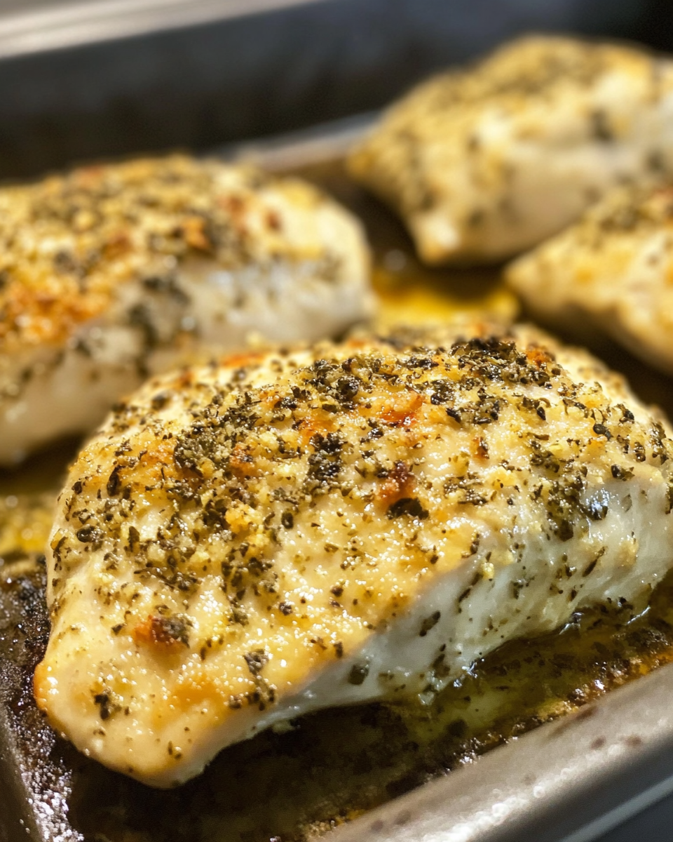 Pressure cooker releasing steam signaling start of cooking herb crusted baked Boursin chicken