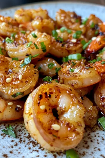 High-Protein Honey Garlic Shrimp taken with iphone 15 pro max --iw 2 --ar 4:5 --v 6.1 --raw