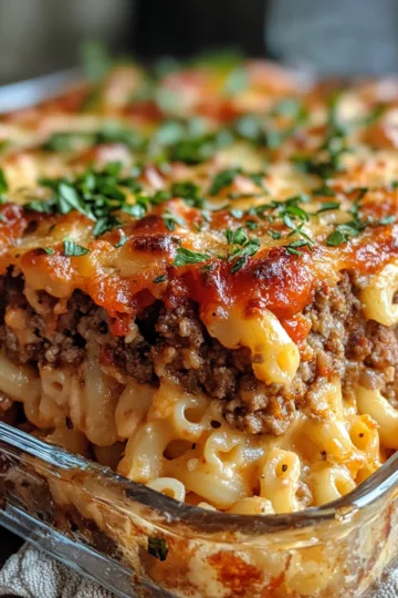 Irresistible Mac and Cheese Meatloaf Casserole taken with iphone 15 pro max --iw 2 --ar 4:5 --v 6.1 --raw