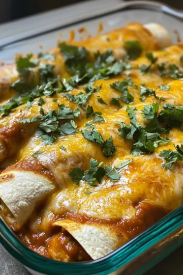 Making Queso Chicken Enchiladas For Fast Weeknight Meals taken with iphone 15 pro max --iw 2 --ar 4:5 --v 6.1 --raw