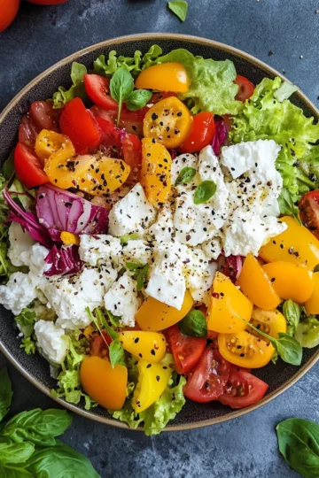 15+ Cottage Cheese Salads I'm Obsessed With! taken with iphone 15 pro max --iw 2 --ar 4:5 --v 6.1 --raw