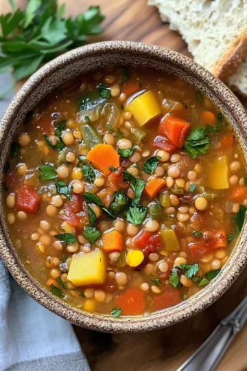 A Cozy Anti-Inflammatory Lentil Soup That Warms the Soul taken with iphone 15 pro max --iw 2 --ar 4:5 --v 6.1 --raw