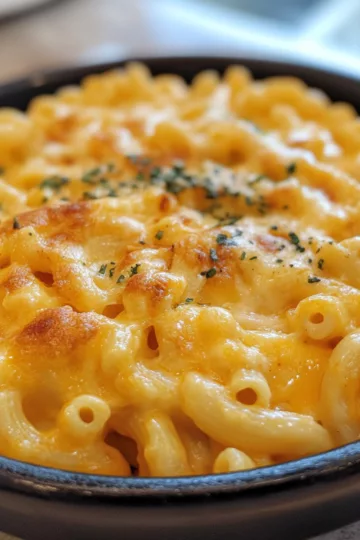 bbq chicken mac and cheese taken with iphone 15 pro max --iw 2 --ar 4:5 --v 6.1 --raw