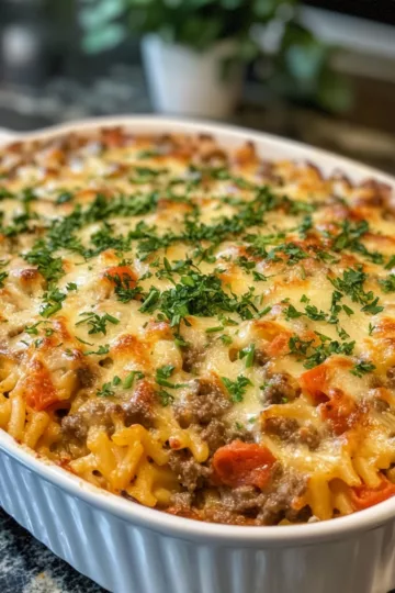 beef lombardi casserole an organized chaos taken with iphone 15 pro max --iw 2 --ar 4:5 --v 6.1 --raw