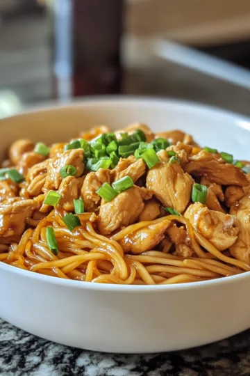 Chicken Chow Mein taken with iphone 15 pro max --iw 2 --ar 4:5 --v 6.1 --raw