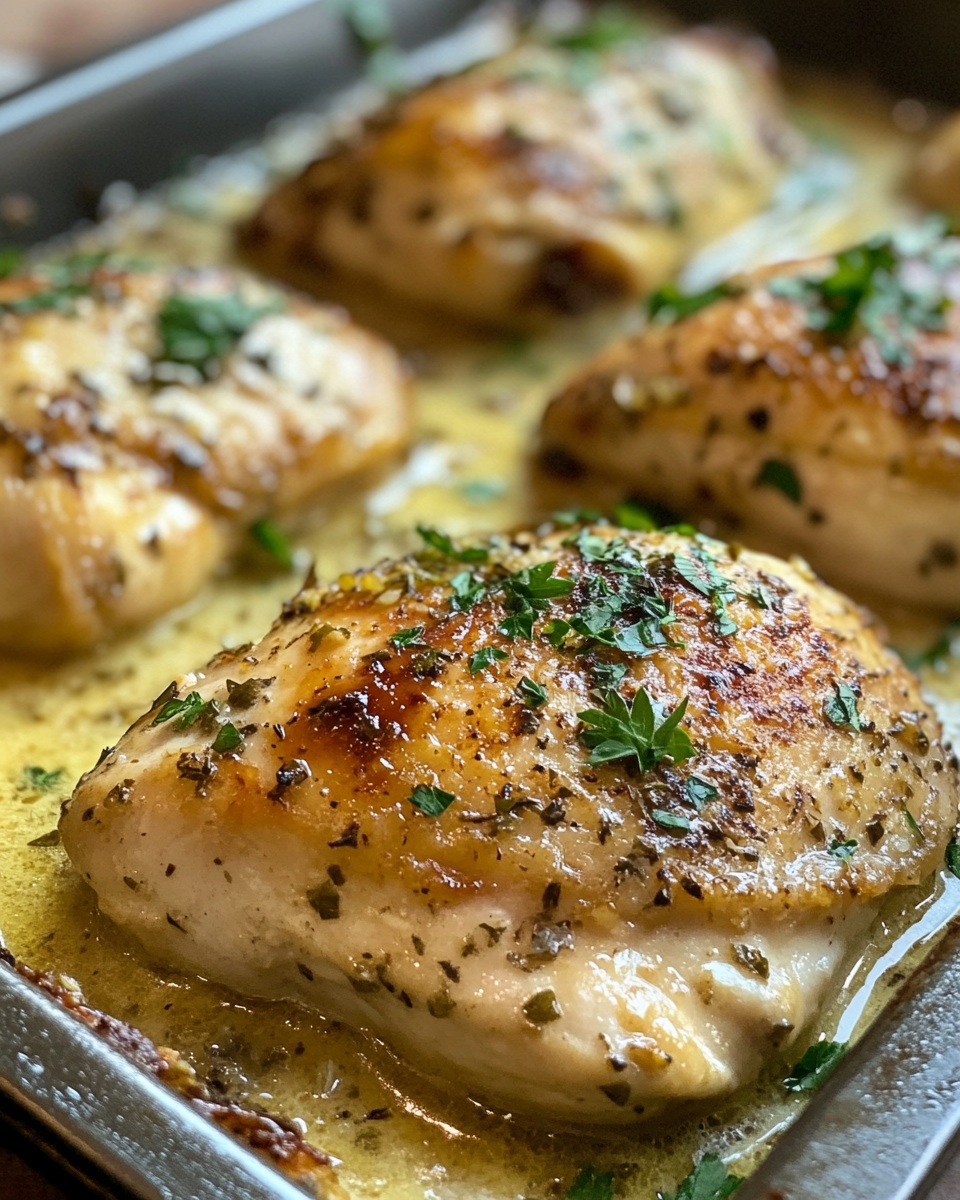 Ingredients laid out for creamy baked chicken breasts with sun-dried tomatoes and parmesan cheese
