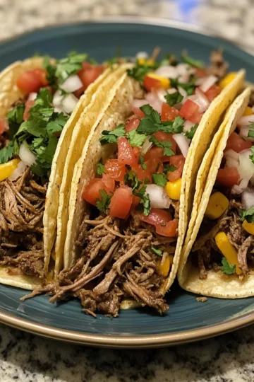 crock pot mexican shredded beef tacos taken with iphone 15 pro max --iw 2 --ar 4:5 --v 6.1 --raw