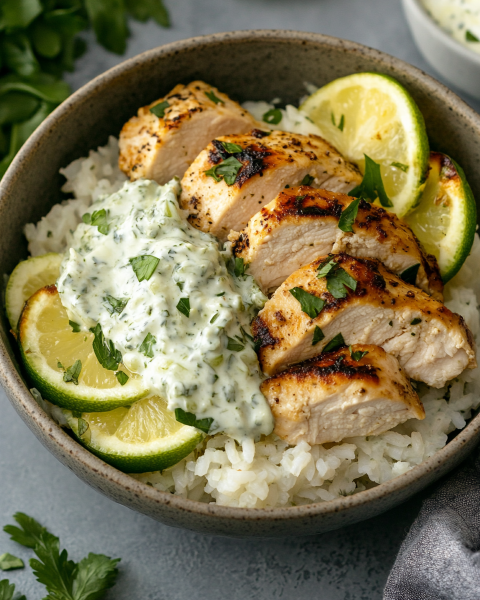 Warm steam rising from pressure cooker, signaling delicious chicken tzatziki rice casserole