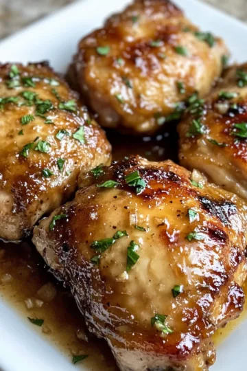 Easy Honey Garlic Slow Cooker Chicken Thighs taken with iphone 15 pro max --iw 2 --ar 4:5 --v 6.1 --raw