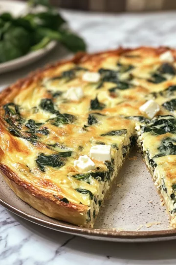 Jamie Oliver | Best Crustless Spinach, Onion and Feta Quiche | Facebook taken with iphone 15 pro max --iw 2 --ar 4:5 --v 6.1 --raw