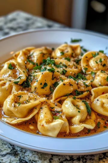 marry me chicken tortellini taken with iphone 15 pro max --iw 2 --ar 4:5 --v 6.1 --raw