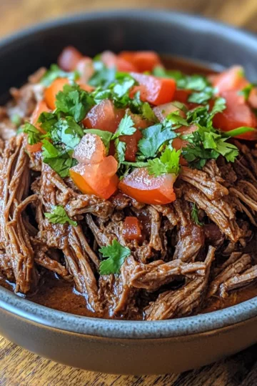 mexican shredded beef easy crock pot or instant pot recipe taken with iphone 15 pro max --iw 2 --ar 4:5 --v 6.1 --raw