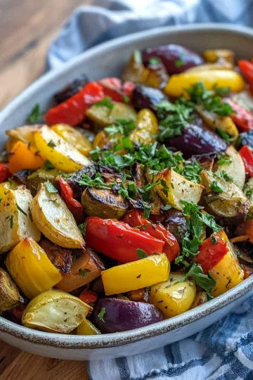One Pan Greek Vegetables Recipe That Will Blow Your Mind taken with iphone 15 pro max --iw 2 --ar 4:5 --v 6.1 --raw
