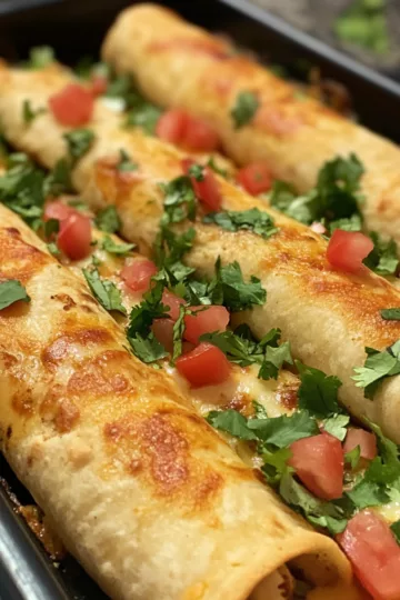 oven baked chicken taquitos taken with iphone 15 pro max --iw 2 --ar 4:5 --v 6.1 --raw