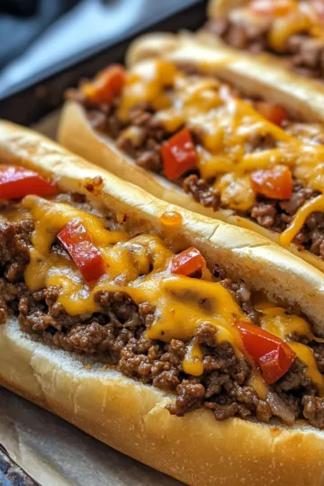 philly cheese steak sloppy joes taken with iphone 15 pro max --iw 2 --ar 4:5 --v 6.1 --raw